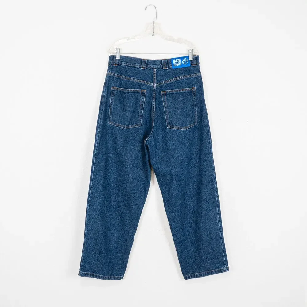 POLAR SKATE CO. Big Boy Pant Jeans Dark Blue size Medium